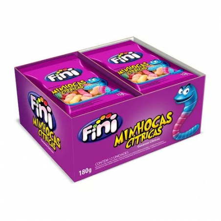Gusano Acido Fini x 15 g ( 12 unidades ) Gelatinas