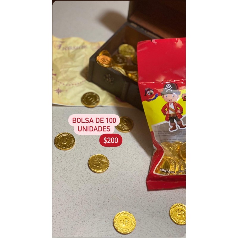Moneda de Chocolate Jack x 100 u. Monedas