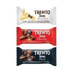 Barquillo Trento Relleno Chocolate x 16 u. Golosinas