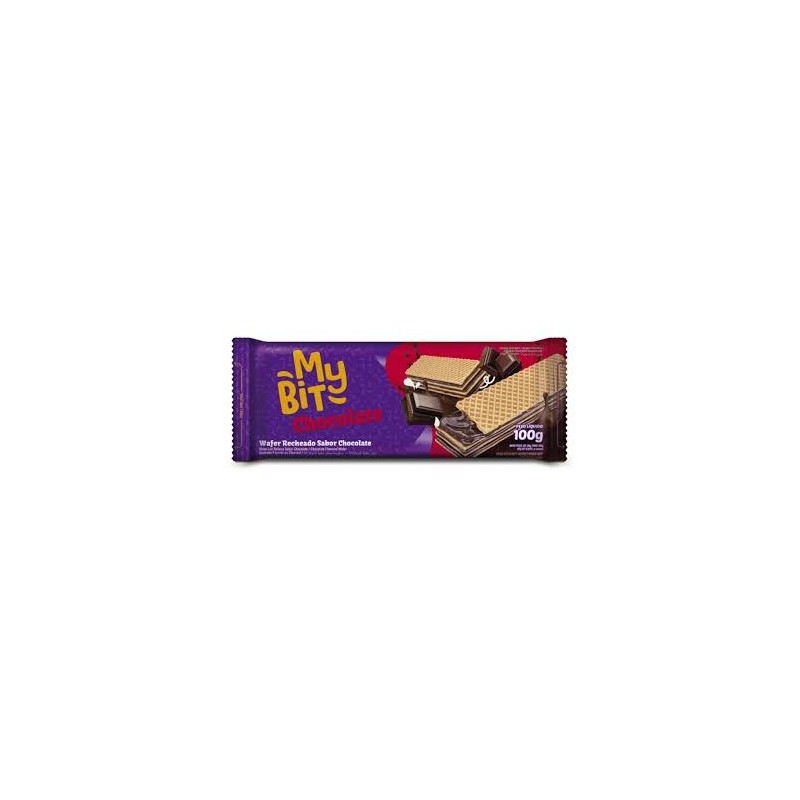 GALLETAS WAFLE MY BIT CHOCOLATE x 100 Grs. Wafles