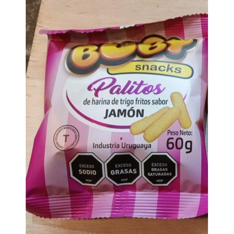 Palitos Nikitos Jamon x 60 grs Snack