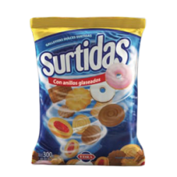 Galletas Edra Surtidas x 300 Grs. Chocolates