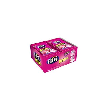 Beso de Fresa Fini x 15 g ( 12 unidades ) Gelatinas