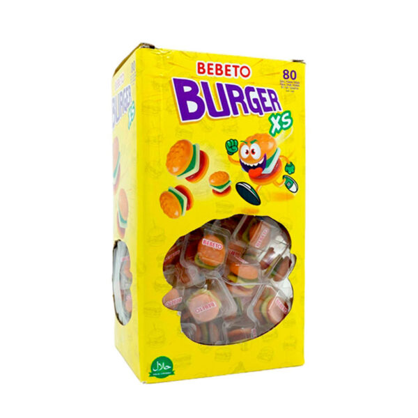 Gomitas Bebetto Hamburguesa x 80 u.