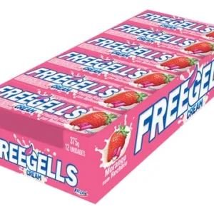 PASTILLAS FREEGELLS FRUTILLA A LA CREMA x 21 u.