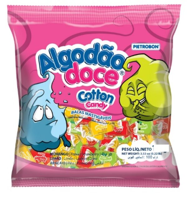 CARAMELO MASTICABLE  ALGODON DULCE x 105 u.