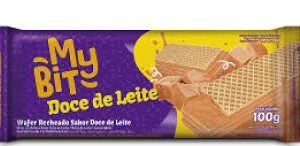 GALLETAS WAFLE MY BIT DULCE LECHE x 110 Grs.