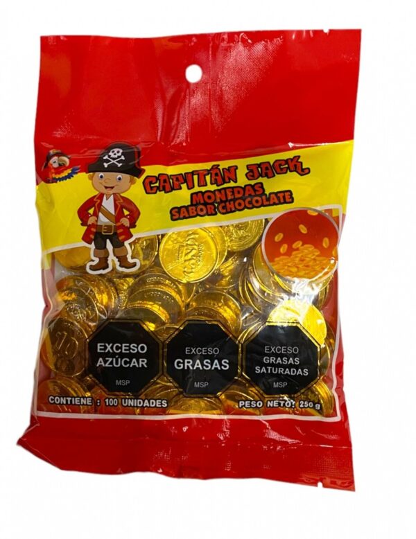 Moneda de Chocolate Jack x 100 u.