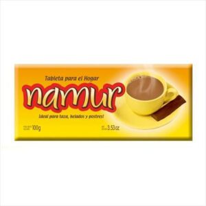 Tableta Chocolate P/Taza Namur x 100 grs.